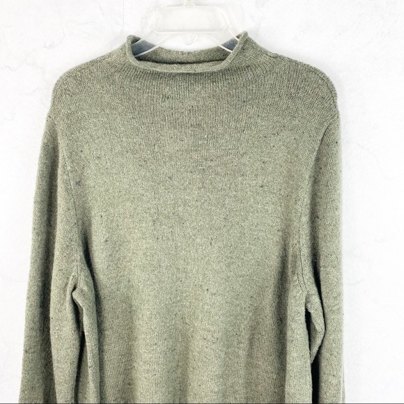 [Madewell] Olive Green Knit Turtleneck Sweater - Picture 6 of 8
